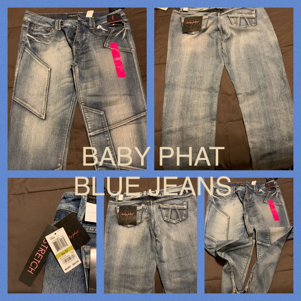New Women’s Baby Phat Jeans, Size 17